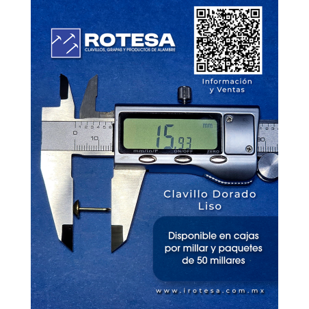 Clavillo Dorado Liso