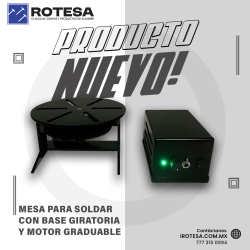 Mesa para Soldar y Motor Graduable