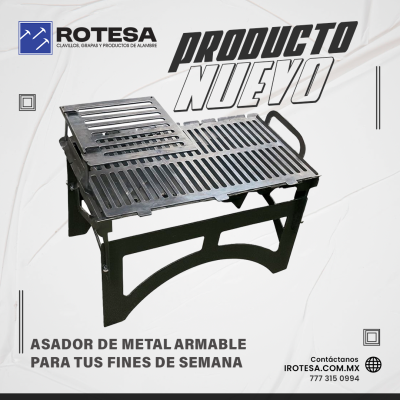 Asador de Metal Armable