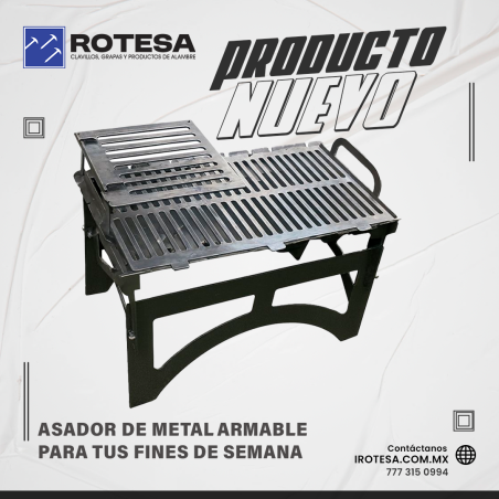 Asador de Metal Armable
